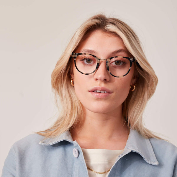 Monti Spectacles White Tortoise