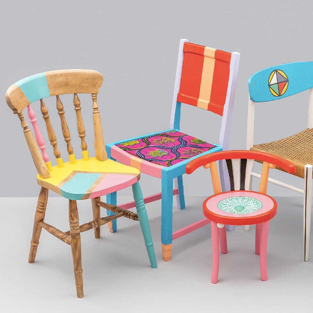 Yinka Ilori: Up-Cycled Chairs